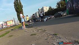 Great voyeur upskirt tumblr shows hot bubble ass