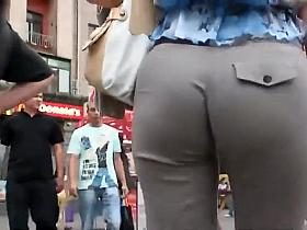 Empowered lady got a firm butt