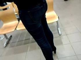 Milf's ass at post office 2