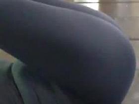 Latina milf streching