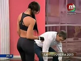 Pretty lady showing how it's done