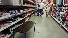 She Tries On Slippers