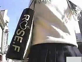 The wind will blow their skirts up