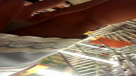 hot blonde upskirt (thong)