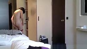 Husband films his wife