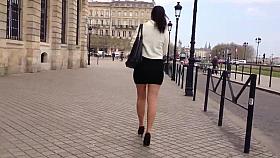 Sexy mini skirt legs high heel 02