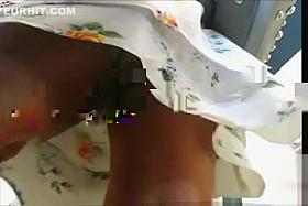 Nice uppie shows her butt in boyshort panties