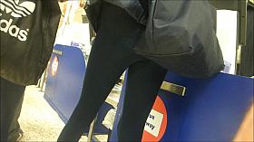 SEE-THRU stretchpants TEENS