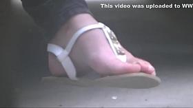 My sexy neighbor shows her pretty feet