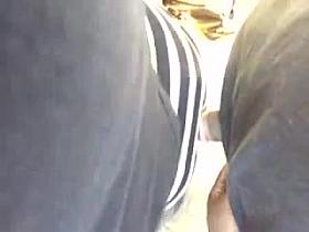 Pica no rabo da novinha