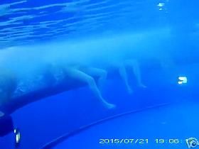 Cutie rubs her body on boyfriend's pecker