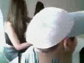 Couple on hidden cam