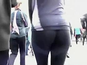 Firm well trained ass gets stalked