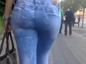 Stalker found a perfect girl on a street