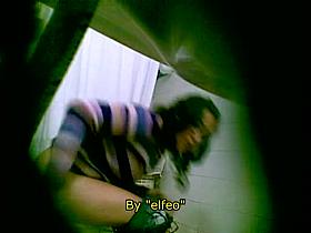 I caught a dark haired teen with glasses pissing on hidden cam