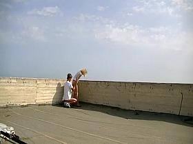 Sex on top of a skyscraper