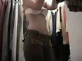 Hawt legal age teenager changing