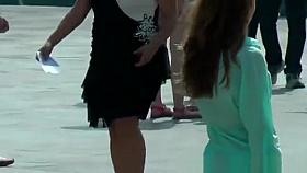 White thong under see through clothes