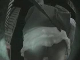 Sweet ass babe out for a walk with upskirt cam on her ass