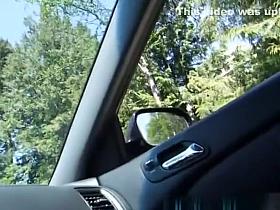 Japanese woman gets a surprise eye full