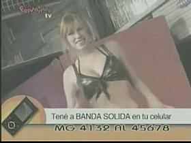 Up skirt video presents delicious hotties shaking their tight buttocks on TV