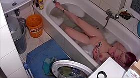 Caught Taking A Bath (no Sound)