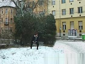 crazy girls peeing in public