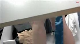Spy cam video of the fat booty amateur in change room