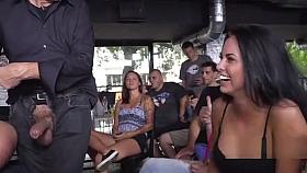 Bare ass blonde fucked in public