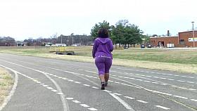 Juicy Black BBW Ass Panties All Up Her Smelly Ass..