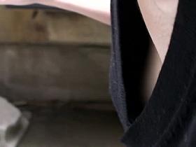 Hot asian bazoongas on in downblouse view