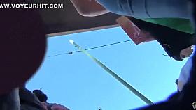 Chasing the buttocks down the street